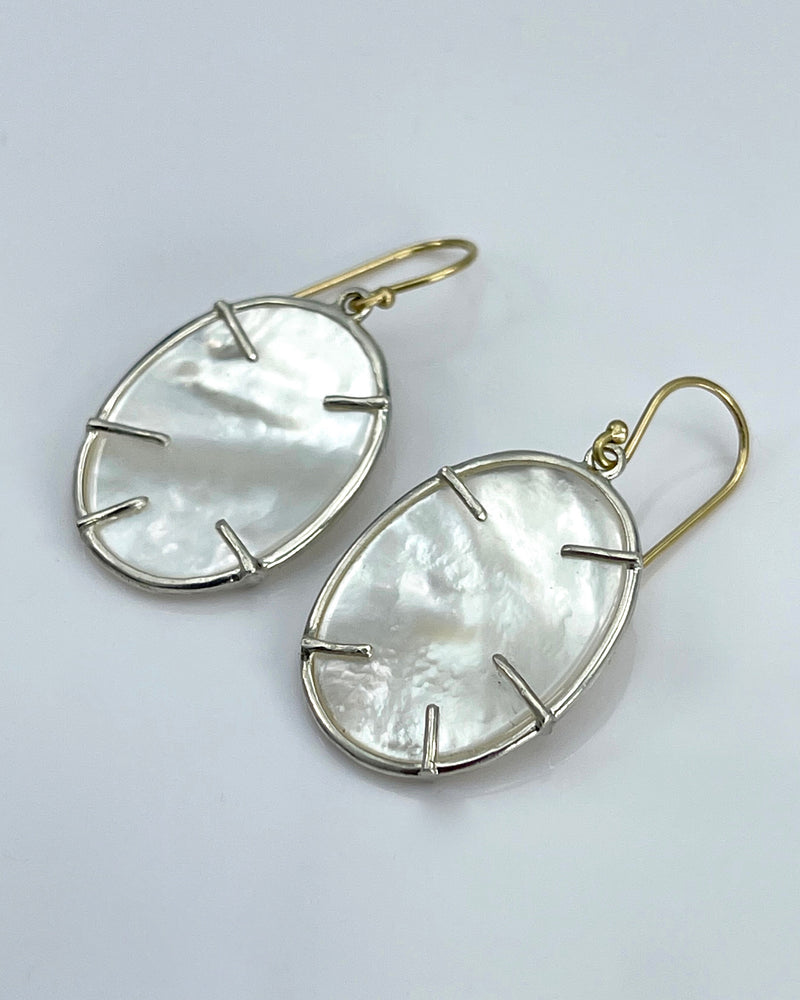 Annette Ferdinandsen Silver Dollar Plant Earrings