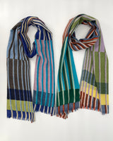 Optical Stripe Scarves