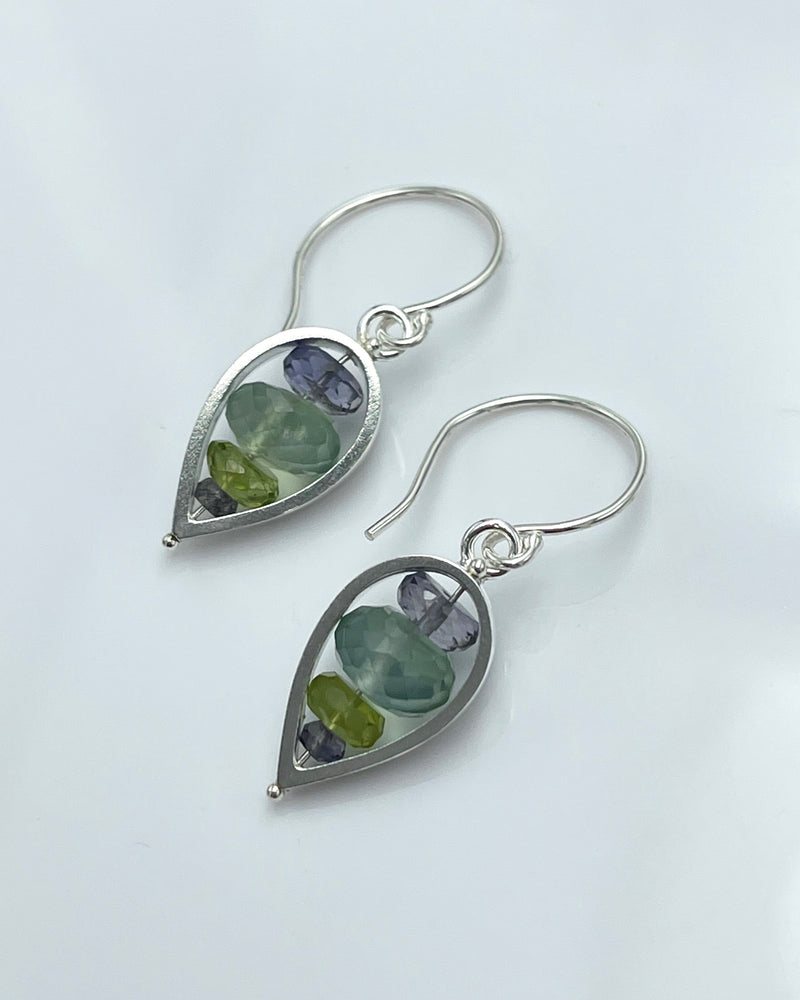 Ashka Dymel Inverted Teardrop Earrings