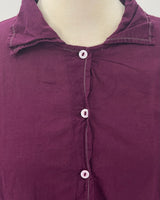 Wine Button Shirt