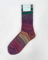 Cosmic Space Dye Varsity Crew Socks