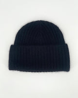 Cashmere Ribbed Beanie