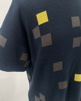 Albers Short Sleeve Sweater Tee, Atlantic