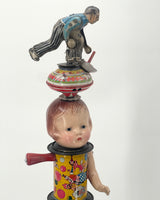 Primitive Twig Bowler Girl Wall Art