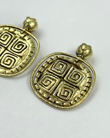 Vaubel Designs Angular Swirl Earrings