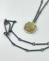 Heather Guidero Round Rutilated Quartz Necklace