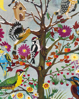 Square Birch Wood Trays