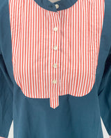 Nightshirt with Yoke, Legion Blue