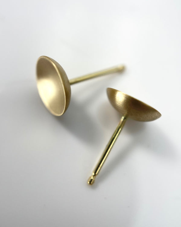 Carla Caruso Large Polka Dot Stud Earrings