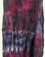Shibori Raw Coil Scarf, String Band Ombre