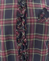 Basco Cotton Tartan Jacket, Mix Navy