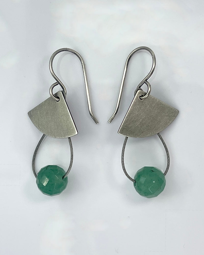 Lorelei Hamm Small Silver Drop Earrings