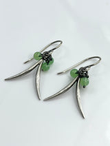 Lorelei Hamm Small Silver Earrings on Wires