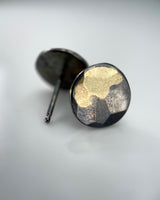 Sarah McGuire Giant Gilded Lily Pad Stud Earrings
