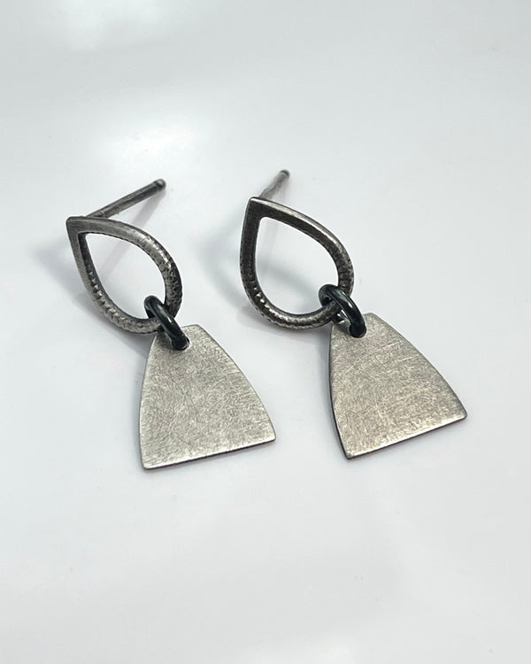Lorelei Hamm Small Silver Drop Earrings