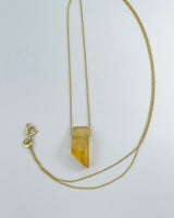 Margaret Solow Stone & Gold Chain Necklaces