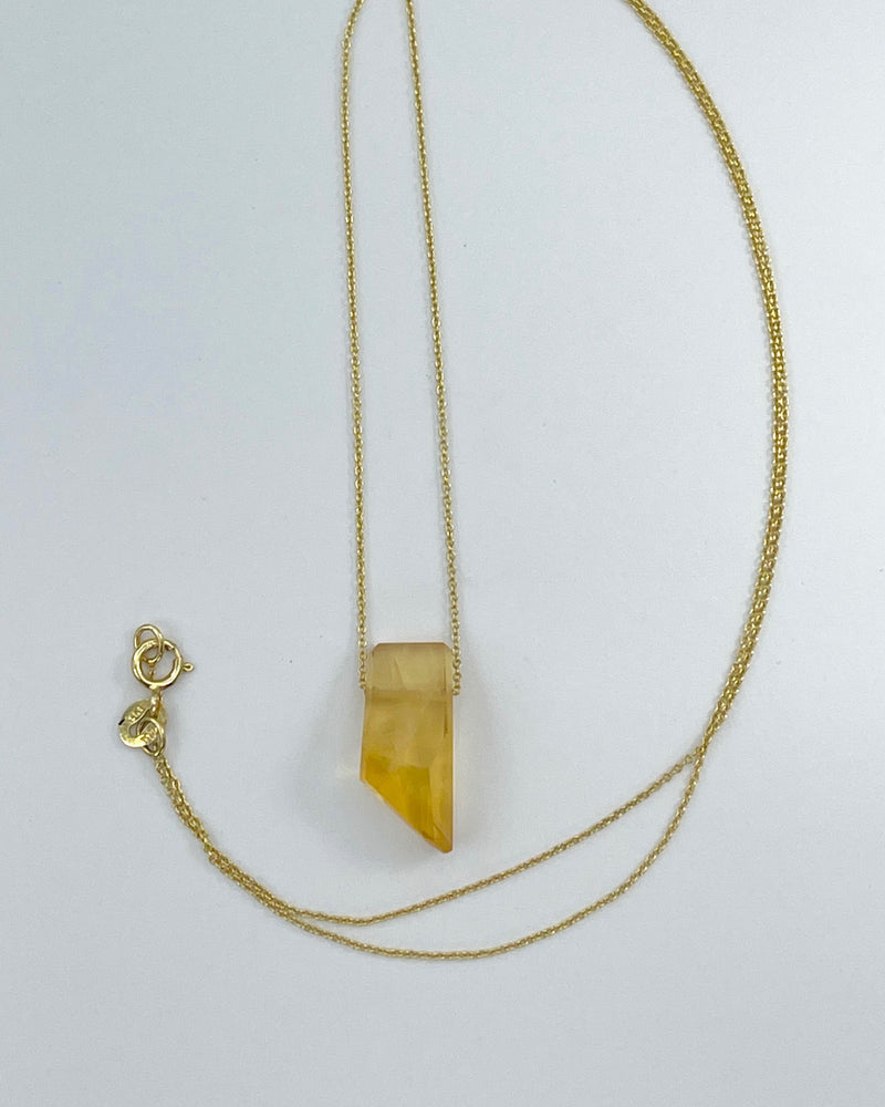Margaret Solow Stone & Gold Chain Necklaces