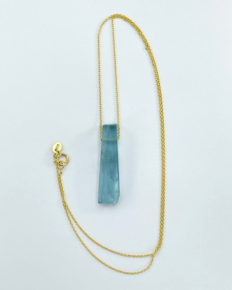 Margaret Solow Stone & Gold Chain Necklaces