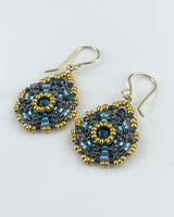Miguel Ases Petite Teardrop Evil Eye Earrings