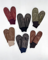 Hestra Tina Leather Mittens, Light Brown