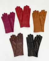 Hestra Elisabeth Leather Gloves in Black