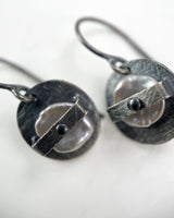 Heather Guidero Carved Ellipse Band Earrings