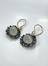 Dana Kellin White Chalcedony Earrings