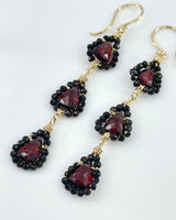 Dana Kellin Garnet Drop Earrings