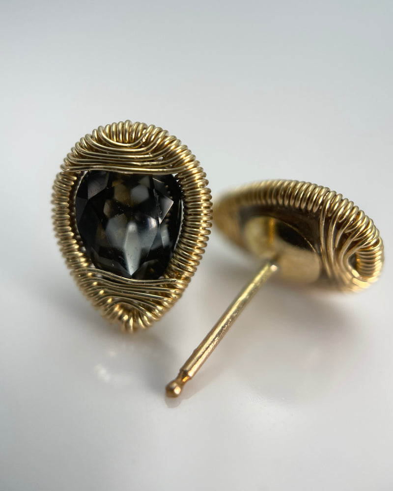 Dana Kellin Silver Night Crystal Earrings