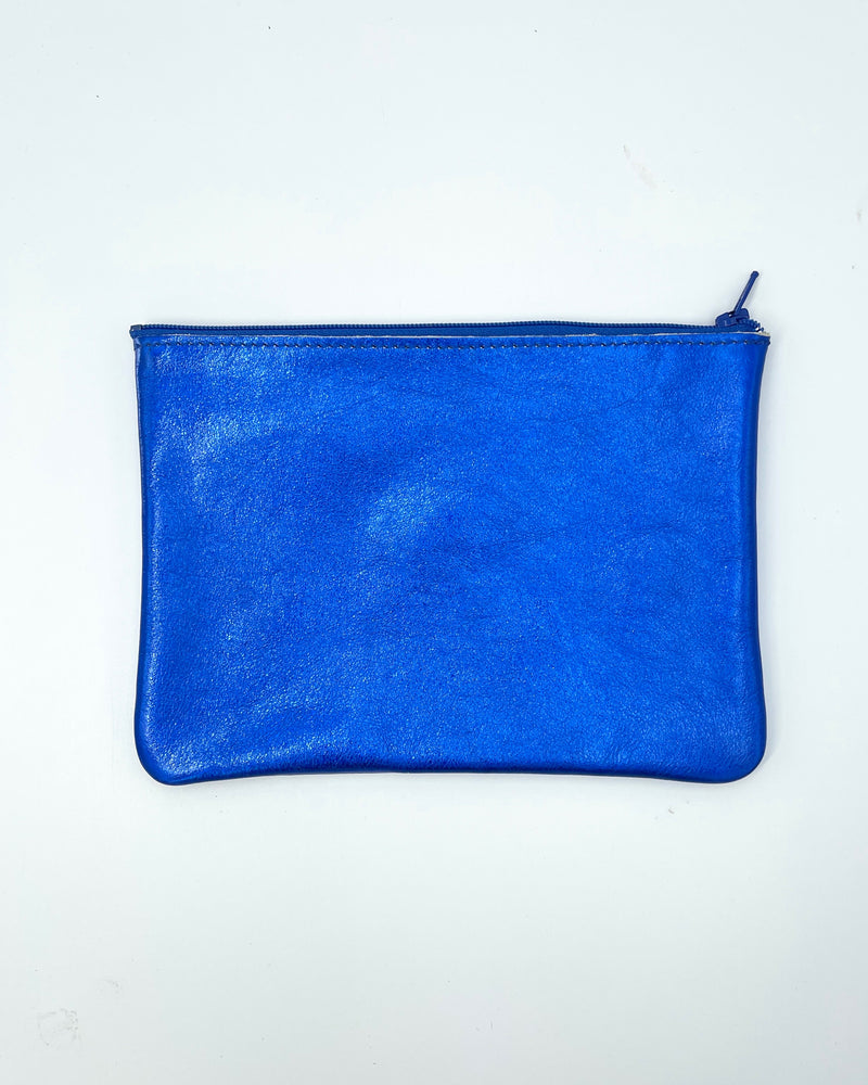 Medium Zip Leather Pouches