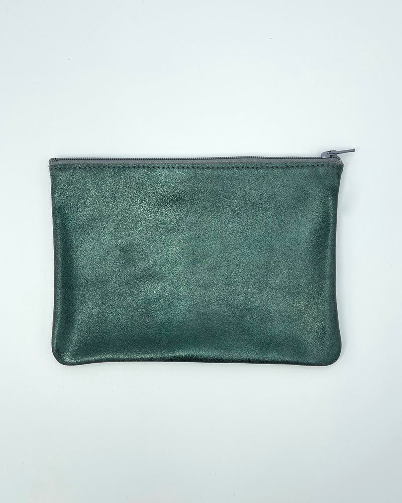 Medium Zip Leather Pouches