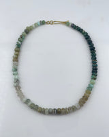 Lena Skadegard Emerald, Quartz & Opal Necklace