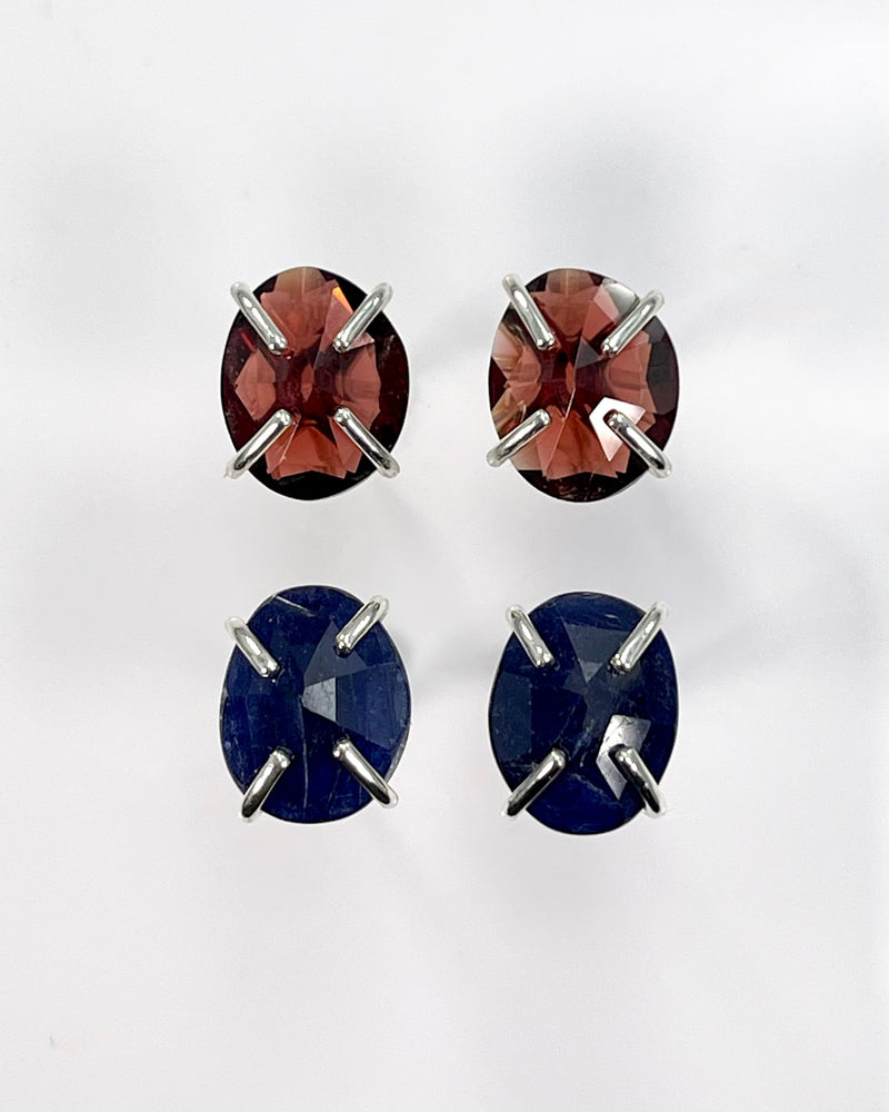 Melissa Joy Manning Silver Freeform Stud Earrings
