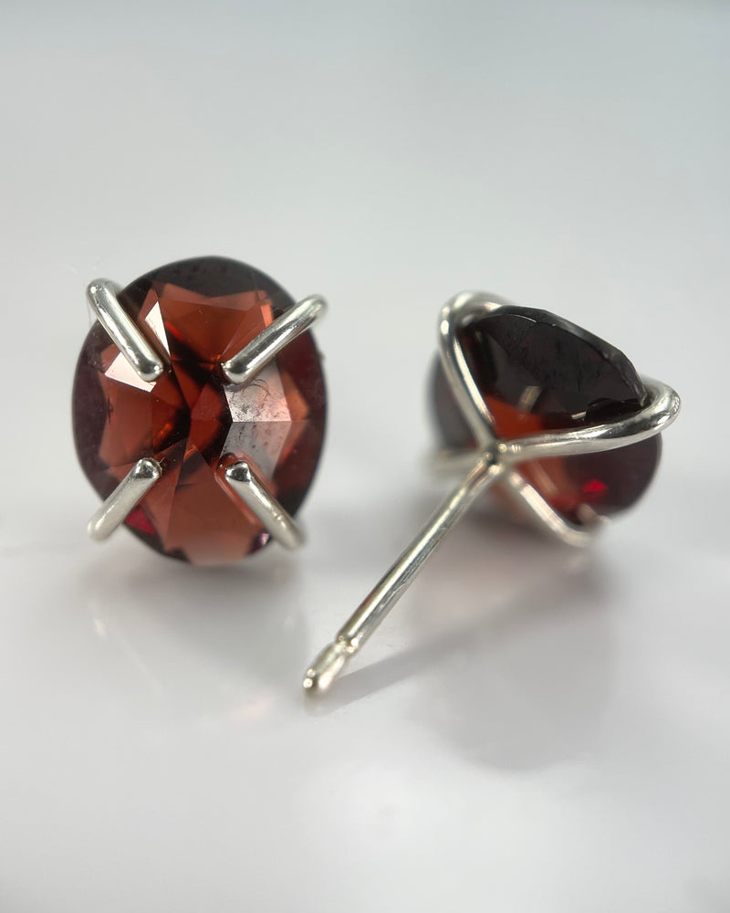 Melissa Joy Manning Silver Freeform Stud Earrings