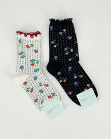 Dottie Floral Crew Socks