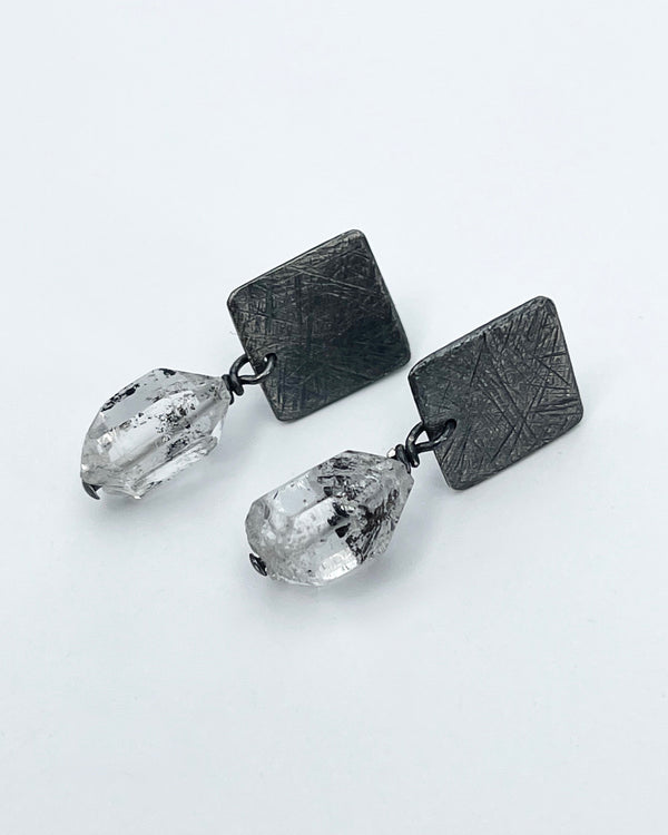 Heather Guidero Carved Small Tab Post Earrings