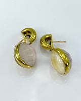Vaubel Designs Two Stone Reversible Earrings