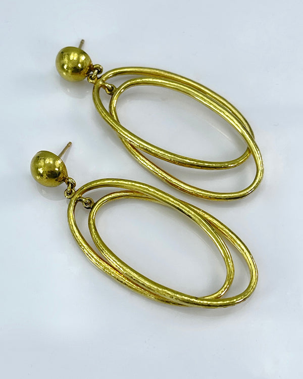 Vaubel Designs Ovals Drop Earrings
