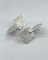 Heather Guidero Small Circle and Square Axis Earrings