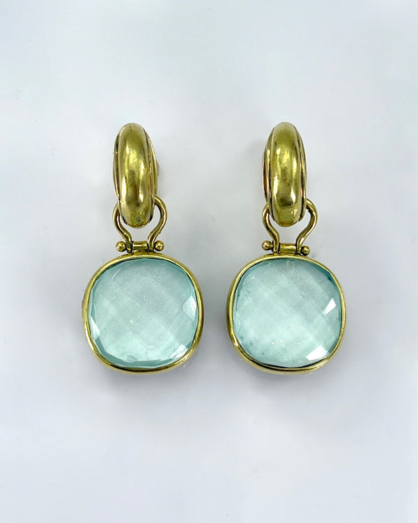 Vaubel Designs Two Stone Reversible Earrings