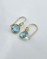 Margaret Solow Blue Topaz Earrings