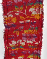 Small Cotton Scarf with Floral Pattern