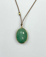 Margaret Solow Faceted Emerald Necklace