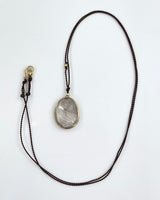 Margaret Solow Faceted Rutilated Quartz Necklace