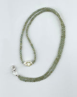 Margaret Solow Green Apatite & Pearl Necklace