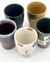 Zen Autumn Wheat Field Tea Cups, set of 5