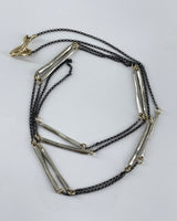 Julie Cohn Twig Bronze Necklace