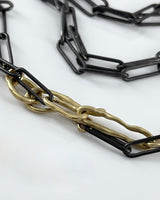 Julie Cohn Ladder 2-Tone 37" Chain Necklace