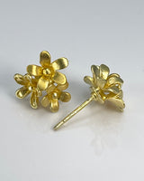 Himatsingka Plumeria 3-Cluster Earrings