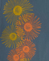Sunflowers Ulla T-Shirt in Ocean Blue